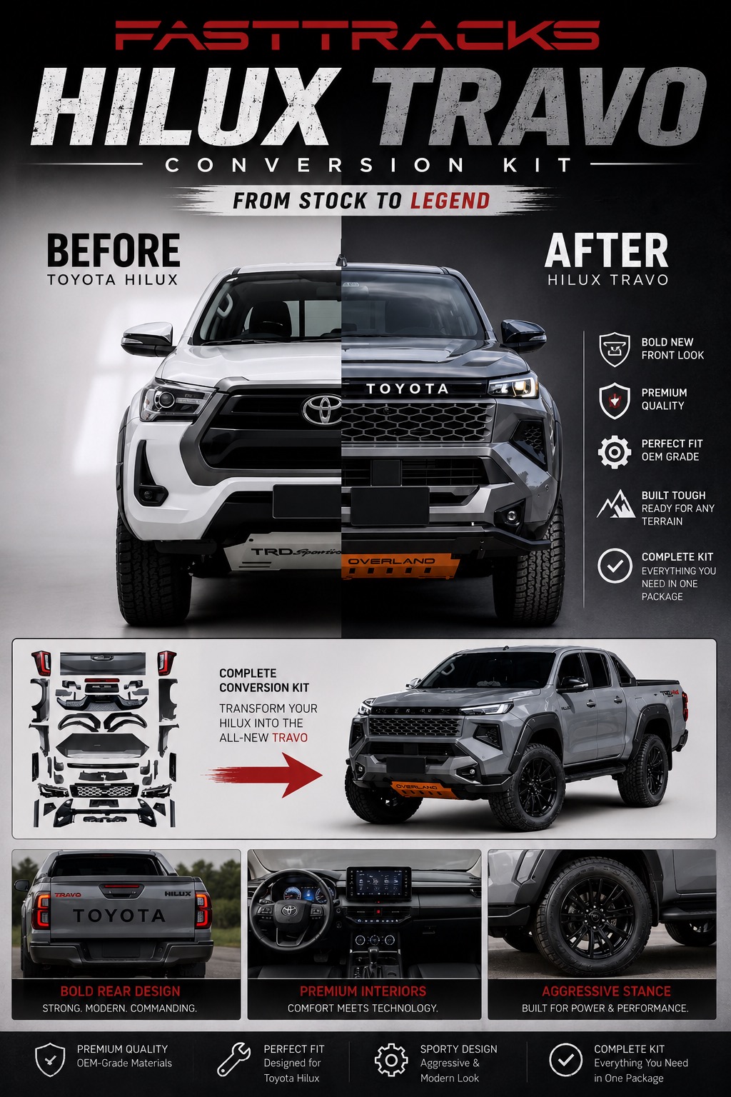 Hilux Travo Conversion Kit