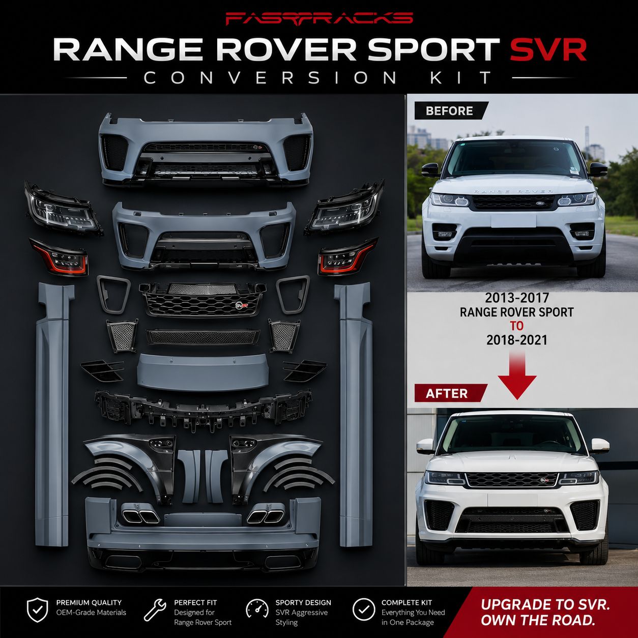 Range Rover Sport SVR — 2013-2017 to 2018-2021