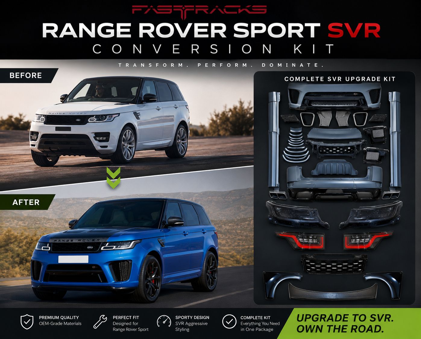 Range Rover Sport SVR Conversion Kit